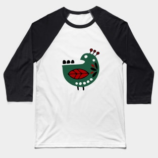 green bird Baseball T-Shirt